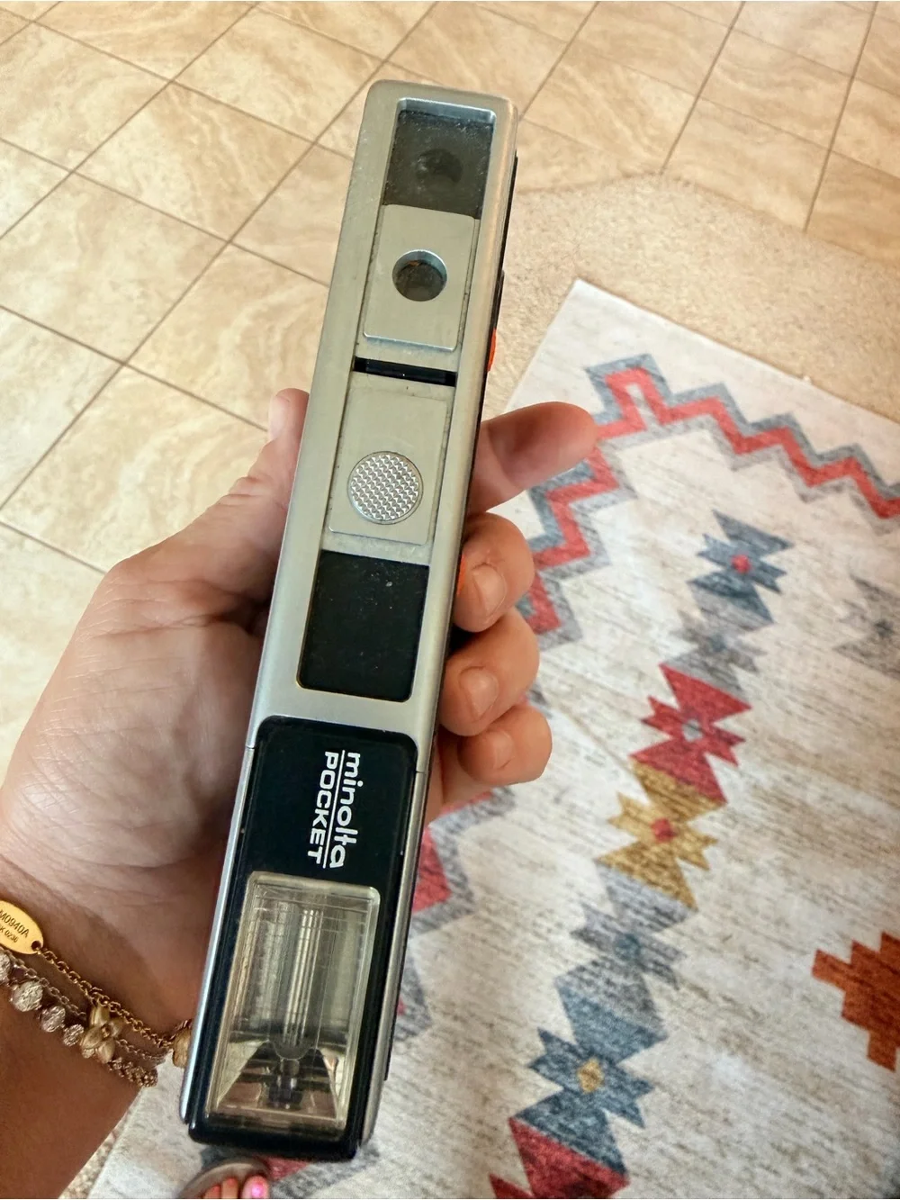 Vintage Minolta Autopak 450E Vintage 110 Camera - Black & Silver
